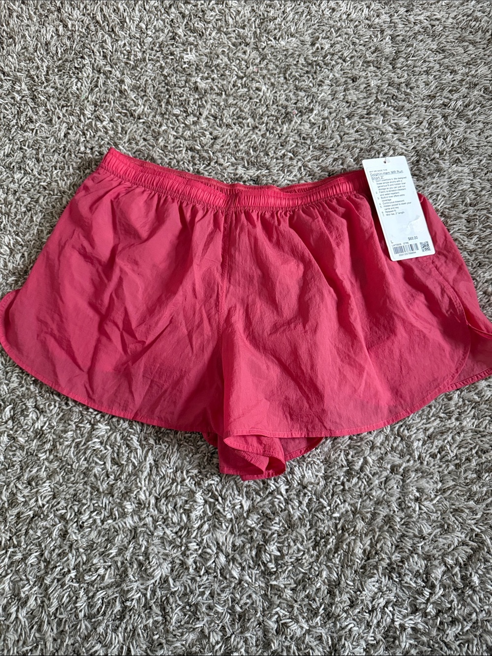 lululemon athletica Coral Athletic Shorts with Built-In Liner